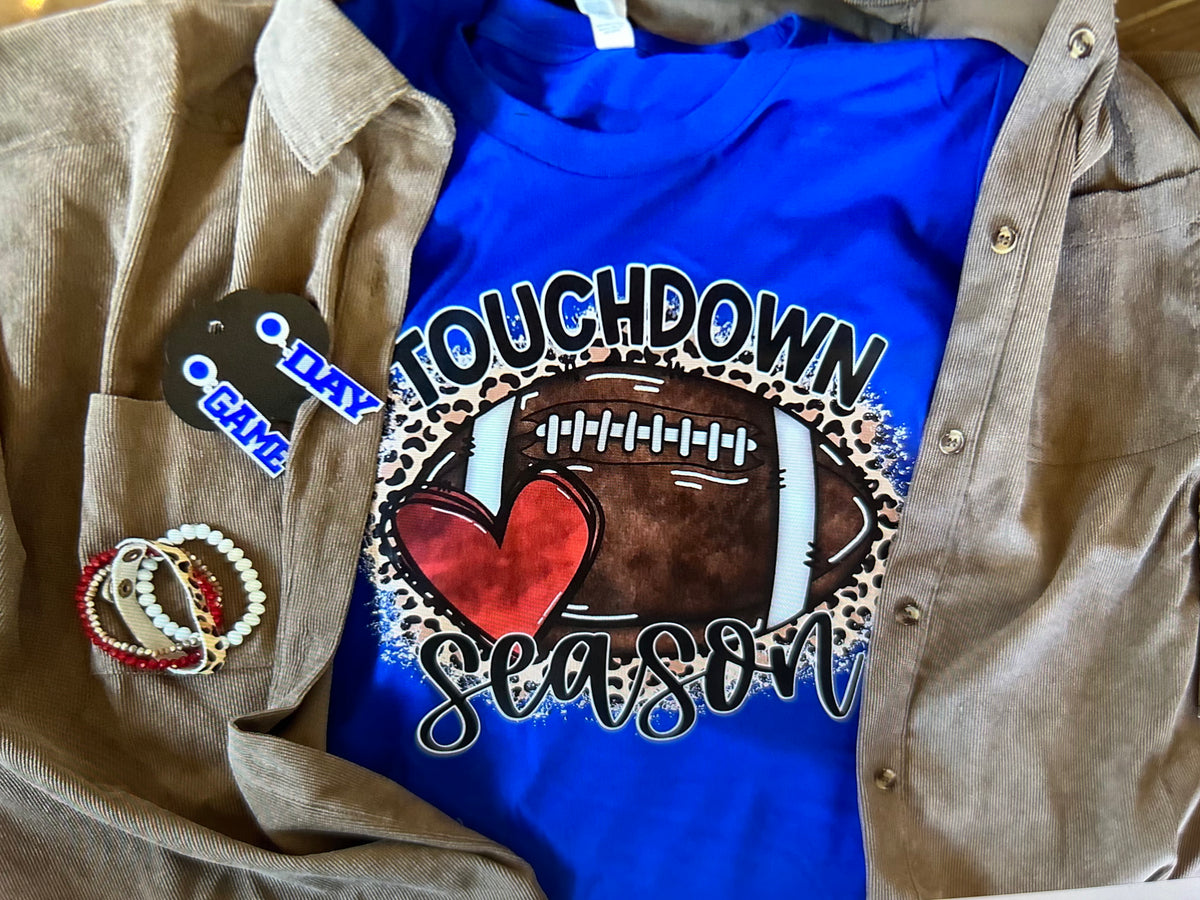 Dallas Cowboys Touchdown Blue Tee