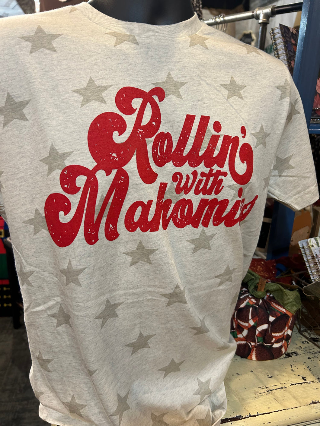 Tee: Rolling with Mahomies tee