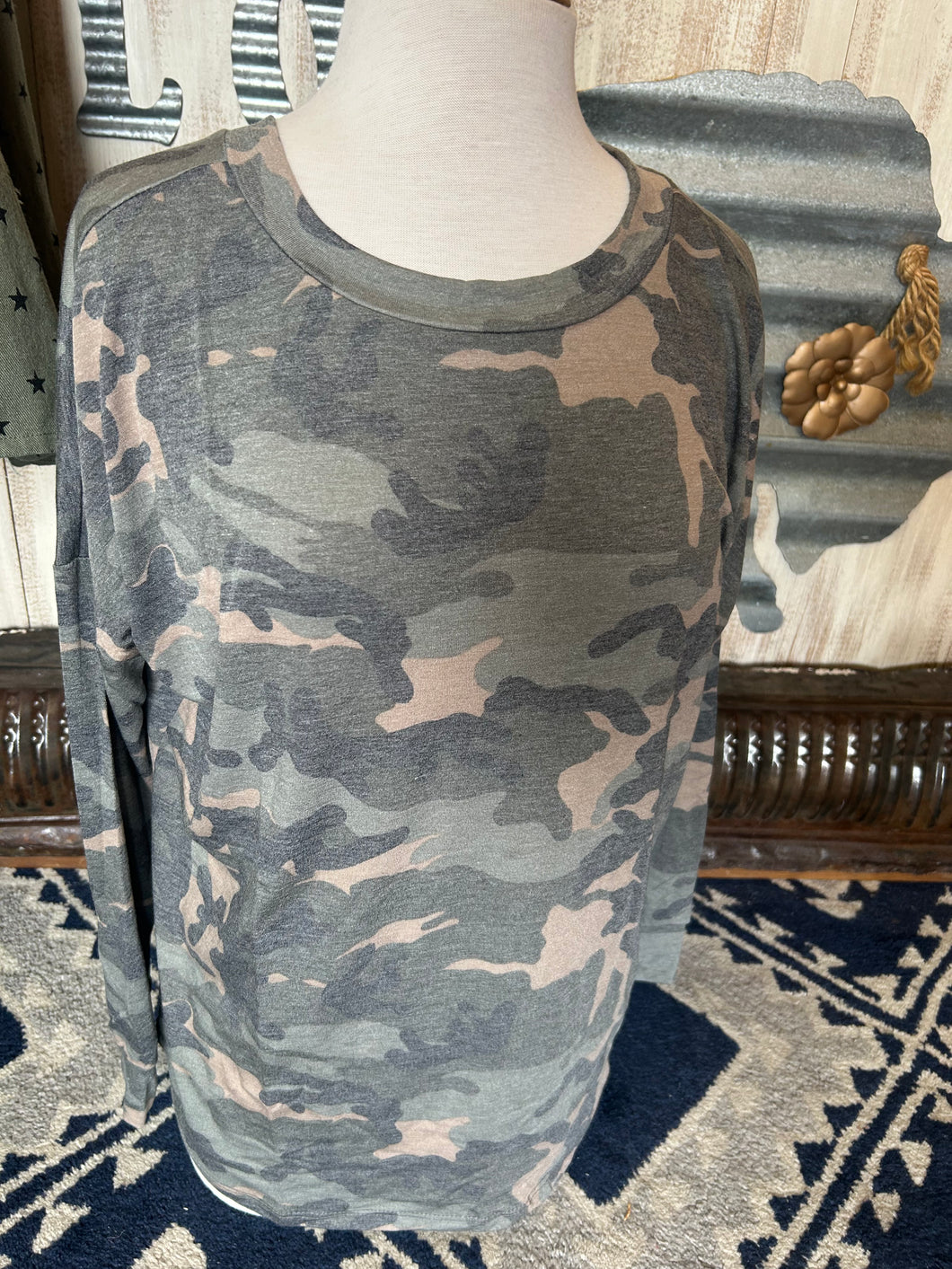 Top: Camo top