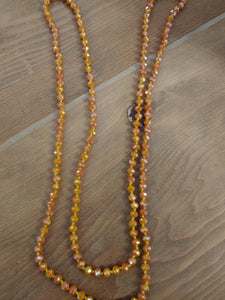 Necklace: Beaded Long Strand Necklace